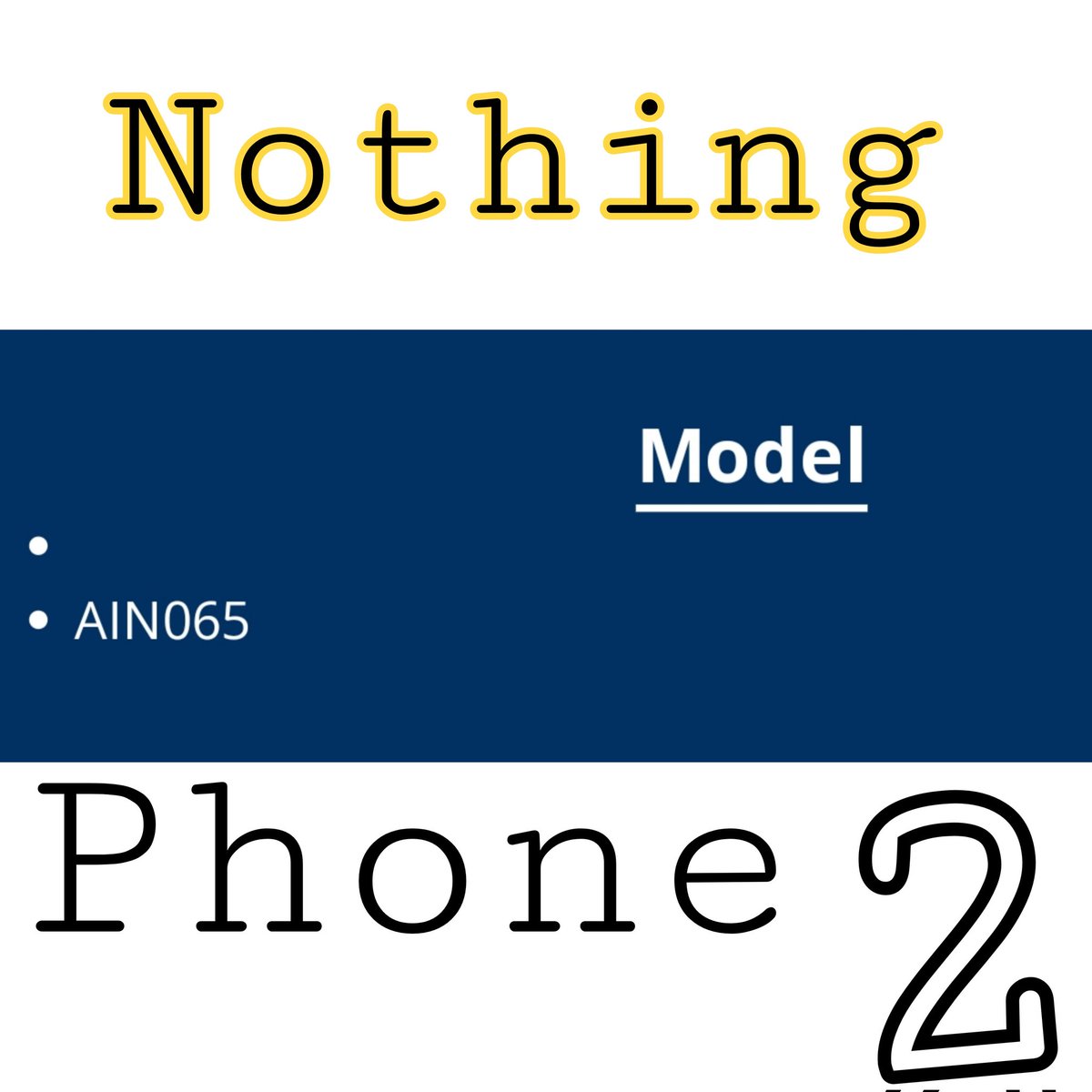 Nothing Phone (2) with model number 'AINO65' has
cleared India's BIS certification. Expect it to launch soon in India

#NothingPhone2 #Nothing
#nothingphone #nothing #g #xiaomi #unboxing #pro #nothingphoneindia #techblogger #indiablogger #indianblogger #design #mobiletrends