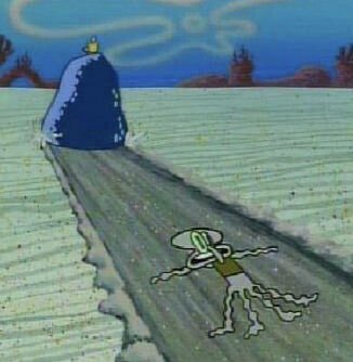 I did, in fact, leave squidward behind https://t.co/Wf3vsaTDgd