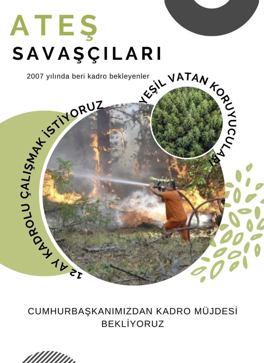 Tüm kurumlarda çalışan Geçici İşçiler olarak Reisimizden müjde bekliyoruz. Durmak yok yola devam. 
#GeciciscilereKadro2023
<a href="/RTErdogan/">Recep Tayyip Erdoğan</a> <a href="/BY/">Binali Yıldırım</a> <a href="/fuatoktay/">Fuat Oktay</a> <a href="/vedatbilgn/">Vedat Bilgin</a> <a href="/suleymansoylu/">Süleyman Soylu</a> <a href="/turkiskonf/">TÜRK-İŞ</a> <a href="/hakismahmut/">Mahmut Arslan</a> <a href="/fahrettinaltun/">Fahrettin Altun</a> <a href="/misvakcaps/">Misvak Caps</a> <a href="/themarginale/">Marginale</a> <a href="/trthaber/">TRT HABER</a> <a href="/bybekirbozdag/">Bekir  Bozdağ</a> <a href="/turkiskonf/">TÜRK-İŞ</a>