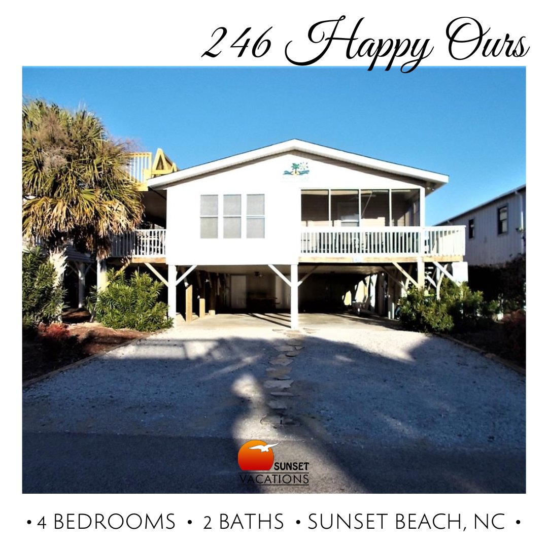 SunsetBeachVaca's tweet photo. Let 246 Happy Ours be happy yours! This wonderful Sunset Beach vacation rental sleeps 11 and has everything you need for fun. Don't miss out, book today! https://t.co/BvzXuqpVHK https://t.co/Qgqp6c8jrU