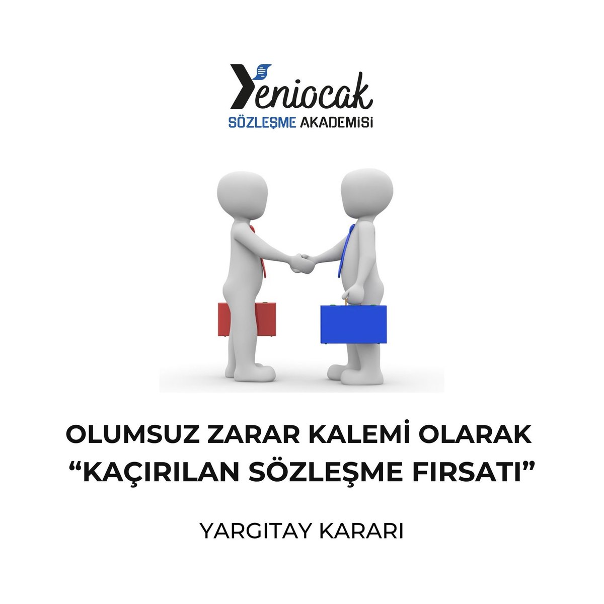 sozlesmeakademi's tweet photo. ❗️Olumsuz Zarar Kalemi Olarak “Kaçırılan Sözleşme Fırsatı”
⚖️ Yargıtay Kararı
📌 Yazının tam metnini aşağıdaki linkten okuyabilirsiniz…👇
🧑💻 https://t.co/LvMrL0ydoU
#YeniocakSözleşmeAkademisi
#YeniocakBlog https://t.co/dg6bxLSRwx