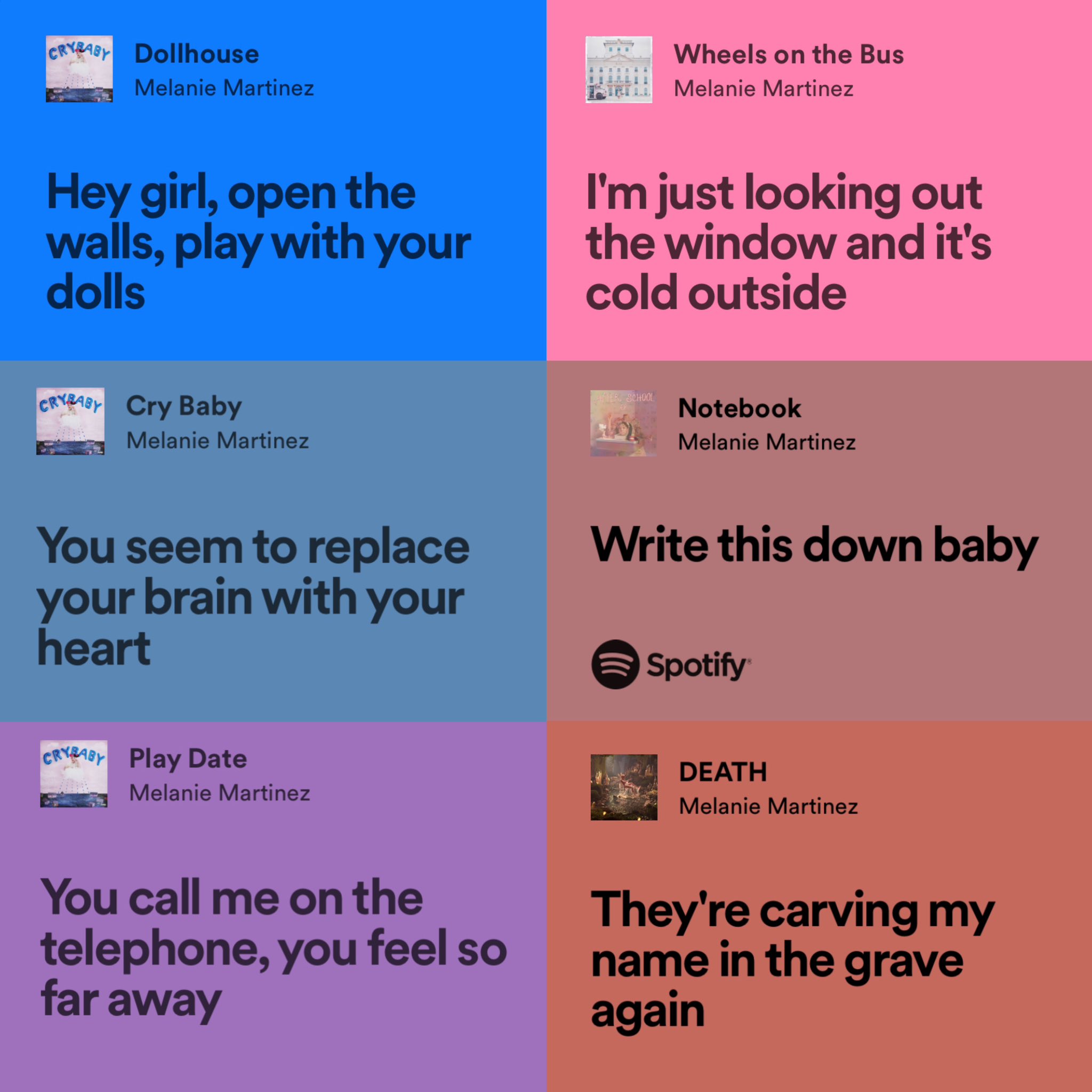 melanie martinez - death (lyrics) 