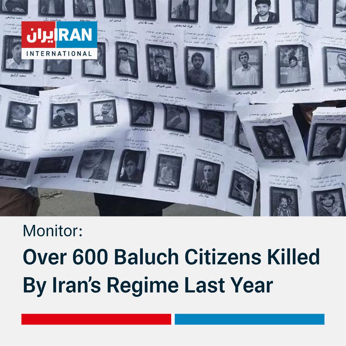 IranIntl_En's tweet photo. At least 628 Baluch citizens were killed directly or indirectly by the Islamic Republic's agents in the past Iranian year that ended on March 20, Halvash website that covers events in Iran’s Sistan and Baluchestan province reported in its annual report.
https://t.co/ooootaWoVg https://t.co/tlNaUF8Mqy