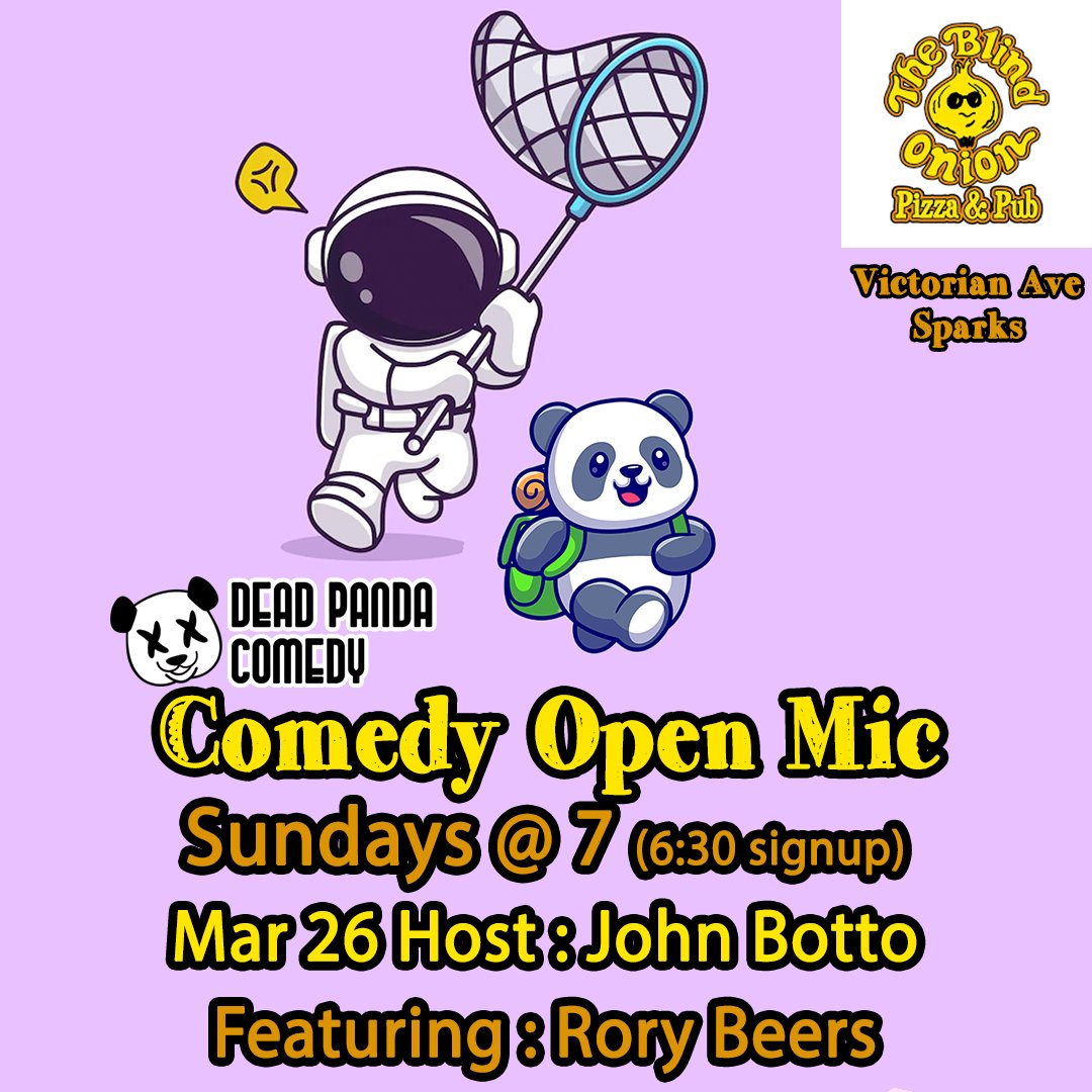 Come catch some free stand-up comedy tonight! #standupcomedy #openmic #SparksNV