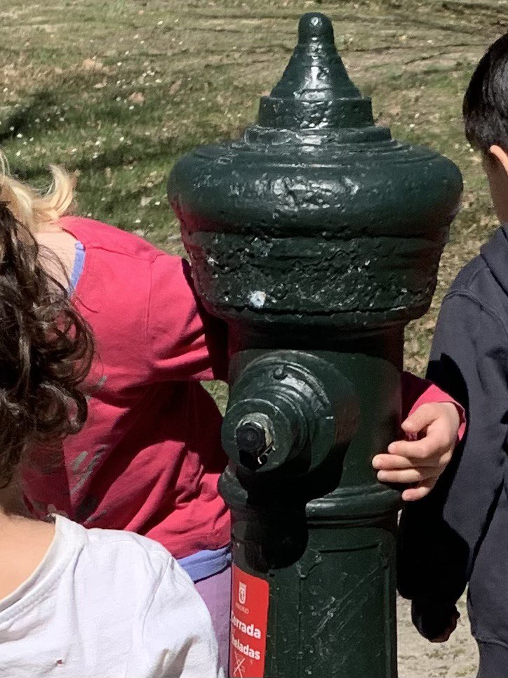 FuentesDeMadrid's tweet photo. 🌸 Domingo primaveral y las fuentes de la casa de Campo cerradas por riesgo de heladas. Las niñas, claro, no entienden por qué. ¿Cuál es la razón, @lineamadrid? https://t.co/qZerEO19Ri