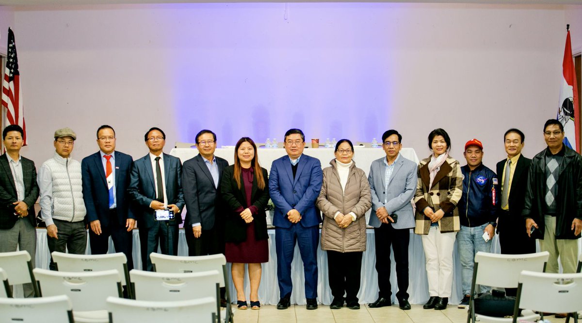 I and Deputy FM U Moe Zaw Oo had a Public Conversation with Washington DC community at Chin Baptist Mission Church. Valuable and frank conversation with the DC area #Myanmar diaspora hosted by CBCUSA Peace and Justice Committee. Thank you!
