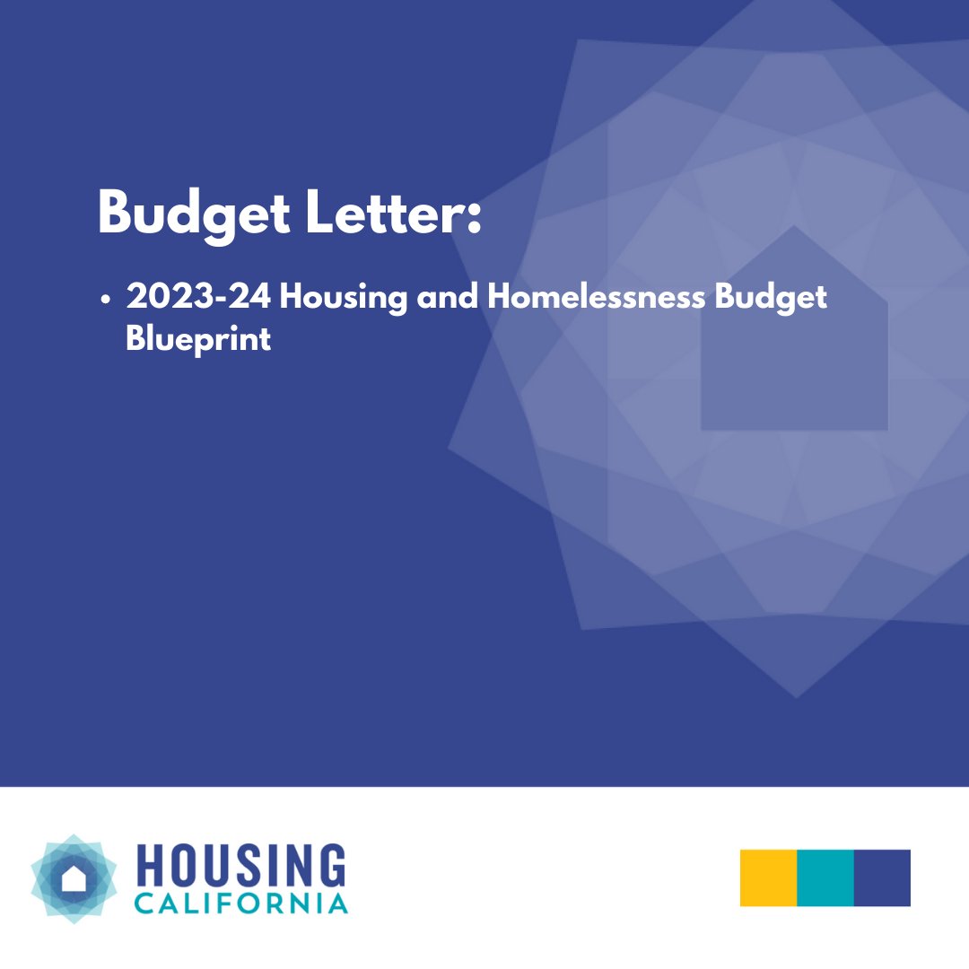Join Housing California in championing these game-changing bills to solve homelessness! Send a letter supporting these key bills here: bit.ly/legsupportlett…

Don’t forget to sign on to support the 2023-24 Housing and Homelessness Budget Blueprint here: bit.ly/budgetlettersi…