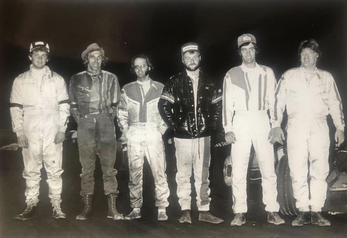 In 1978... the Sprint Cars & Supermodifieds raced together at Syracuse. The sprints were wingless. Here's a pix of the top qualifiers... can you put a name to any of these familiar faces?