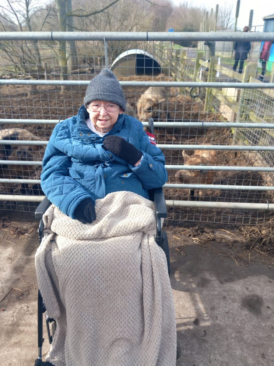 fellingatecare's tweet photo. Our residents at Fellingate are loving trips out and last week they visited the farm! 

#residents #fellingate #tripsout #farm #carehome https://t.co/AAsMLHrArZ