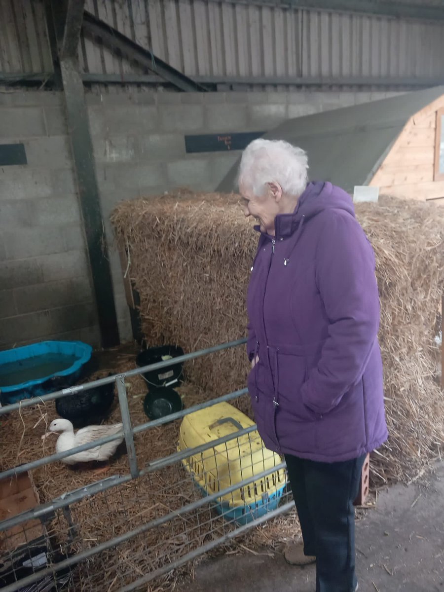 fellingatecare's tweet photo. Our residents at Fellingate are loving trips out and last week they visited the farm! 

#residents #fellingate #tripsout #farm #carehome https://t.co/AAsMLHrArZ