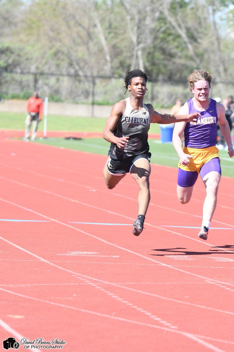 1st in both the 110H &amp; 300H, 3rd in the 100M. Congrats Jaiden Reed. Big Congrats on Qualifying in Texas Relays <a href="/CTRsports/">Times-Review Sports</a> <a href="/CISDSports/">Cleburne ISD Athletics</a> <a href="/CleburneFB_/">Cleburne Football</a> <a href="/CleburneXc/">Cleburne XC</a>