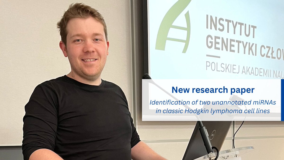 NEXT_LEVEL Project (@nextleveleu) on Twitter photo New paper 'Identification of two unannotated miRNAs in classic #Hodgkin #lymphoma cell lines' with first author Adam Ustaszewski is published.
tiny.pl/ws99b
<a href="/igcpan/">Instytut Genetyki Człowieka PAN</a> <a href="/uni_ulm/">Universität Ulm</a> <a href="/researchumcg/">Research UMCG</a> <a href="/ugent/">UGent</a>
#widening #h2020 New paper 'Identification of two unannotated miRNAs in classic #Hodgkin #lymphoma cell lines' with first author Adam Ustaszewski is published.
tiny.pl/ws99b
<a href="/igcpan/">Instytut Genetyki Człowieka PAN</a> <a href="/uni_ulm/">Universität Ulm</a> <a href="/researchumcg/">Research UMCG</a> <a href="/ugent/">UGent</a>
#widening #h2020