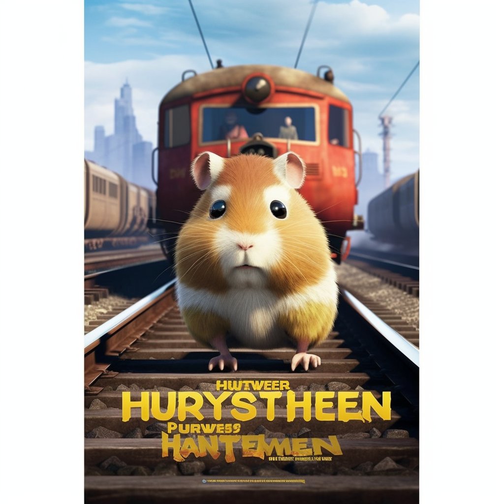 'How to train your hamster' - movie poster #aiart #bingcreate #dalle