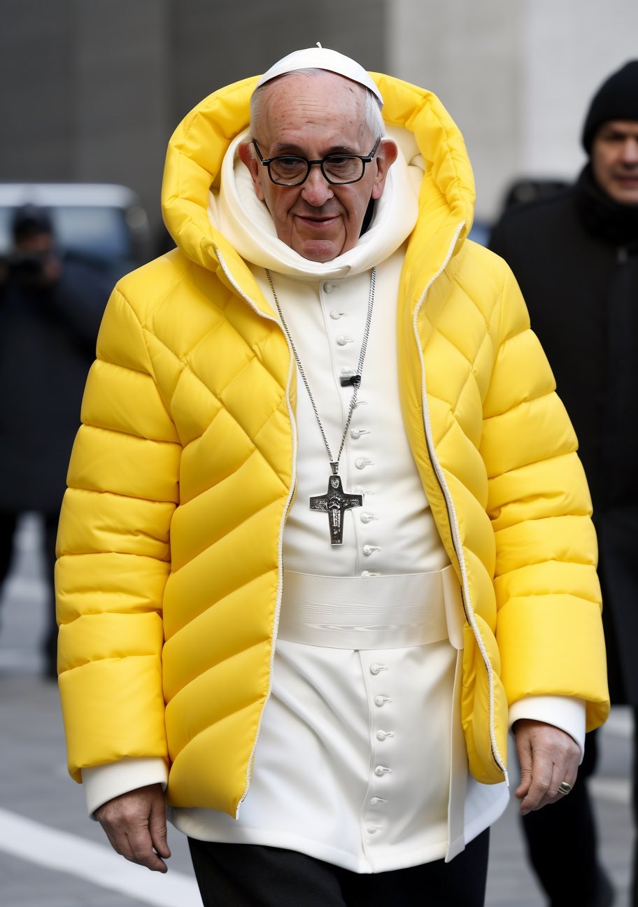 This Is Not a Real Photo of the Pope in a Puffy Coat