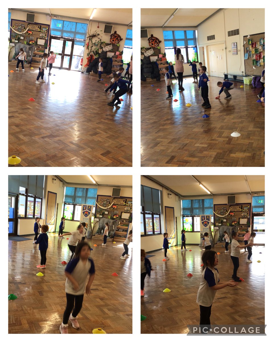 MissRoberts_ww's tweet photo. This week in PE Jaguar class has been practising throwing and catching whilst moving. In groups the children had to concentrate and focus on their teamwork. #WWPAPE https://t.co/y8fUtVLC65