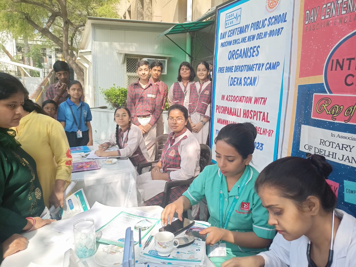 DavpeSchool's tweet photo. DAVPE is glad to share tht RayofHopeInteractClub organized FreeBone Densitometrycamp onMarch 23,2023 underguidance of madam Principal Ms.Sonia Malik. #interactors #newgeneration #60yearsofinteract #interactdistrict3011
#rotarydistrict3011
#rotaryinternational
#ImagineRotary https://t.co/RJWqu72BEo