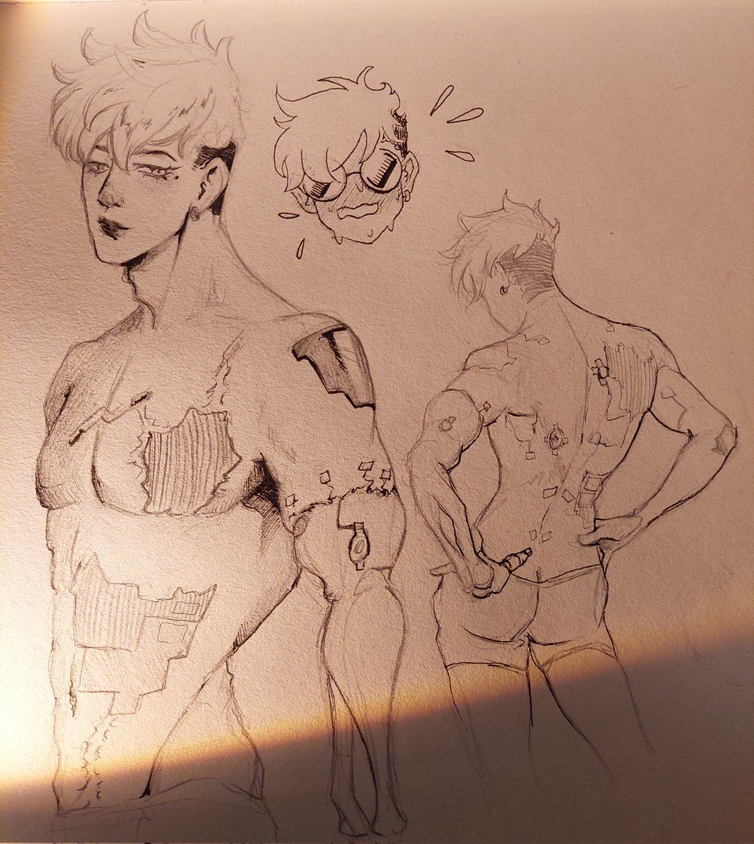 a__llan's tweet photo. Small Vashie sketches #TRIGUN #TRIGUNSTAMPEDE #vash #vashthestampede https://t.co/vEpvvu6mGi