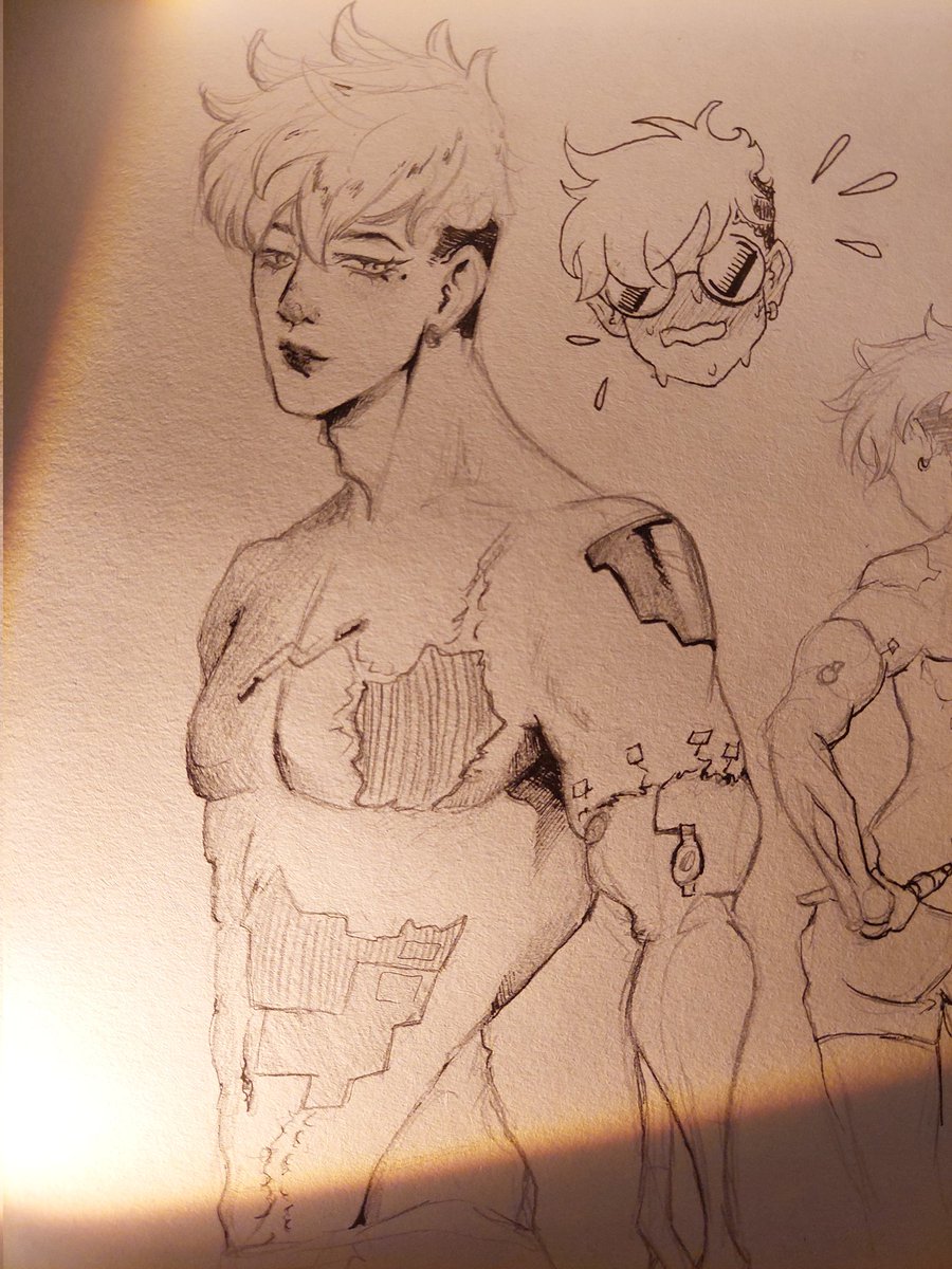 a__llan's tweet photo. Small Vashie sketches #TRIGUN #TRIGUNSTAMPEDE #vash #vashthestampede https://t.co/vEpvvu6mGi