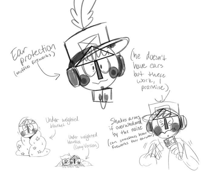 *gives clockboy noise sensitivity issues that are almost identical to mine* ...im not projecting i promise 