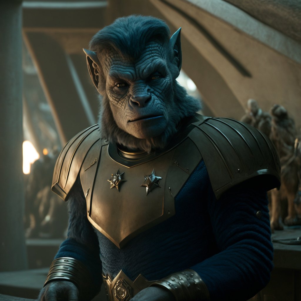 AIAXNFT's tweet photo. ⚡️ Attention, Trekkies! The story of Star Trek Ape has been minted! And what's even more exciting is that it features the one and only Cpt. Kirk saving the day. 

Have a nice read #AIAX⚡️
#AI #Story #HOC #NFT https://t.co/O6lkTHOaue