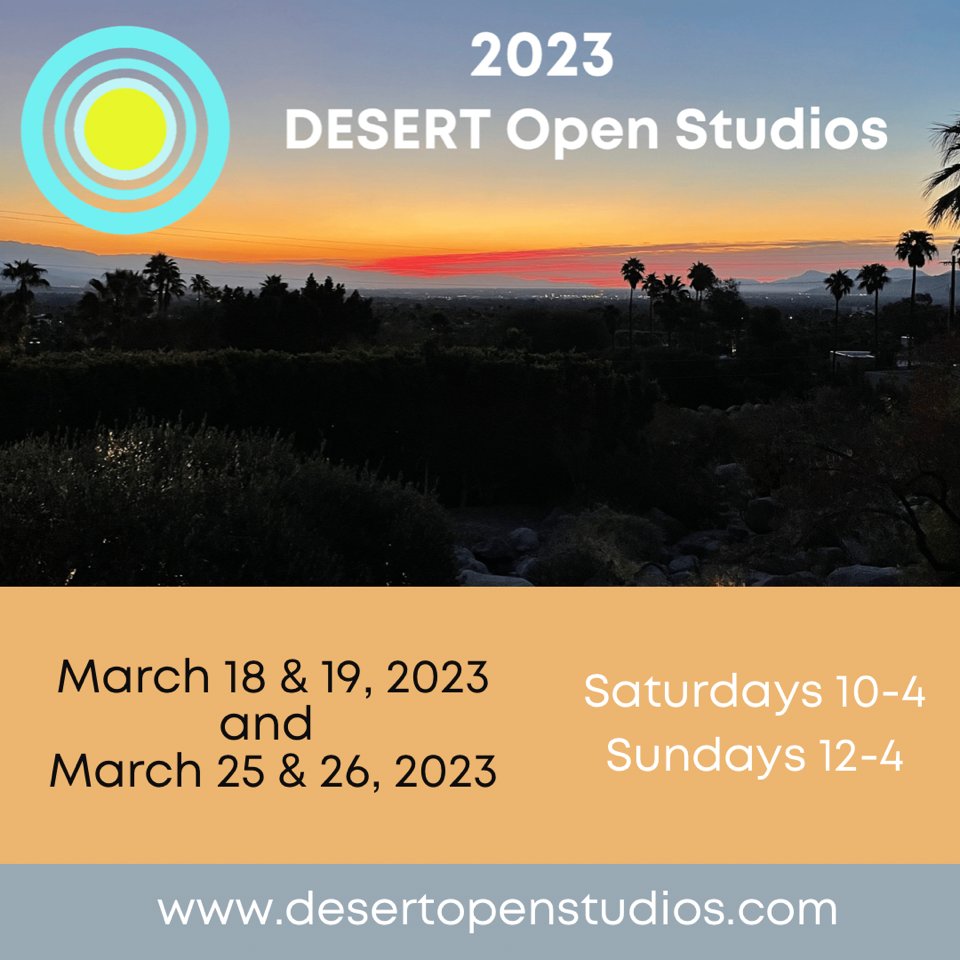 robntor's tweet photo. Last chance - #desertopenstudios - we're #28 on the tour - come visit! https://t.co/xaCNg9fRFA