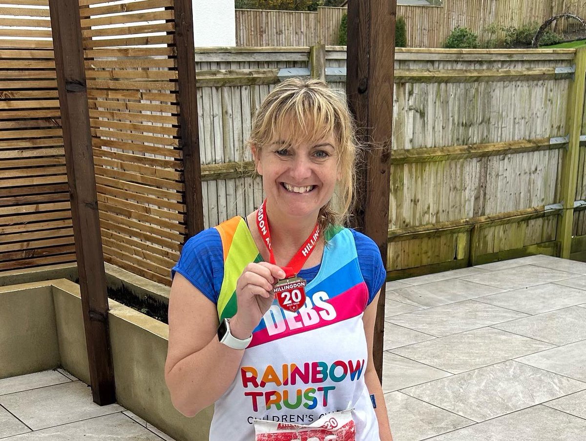This one was for you Eloise and all the incredible families past and present <a href="/RainbowTrustCC/">Rainbow Trust Children’s Charity</a> have supported 🌈🌈🙏🙏