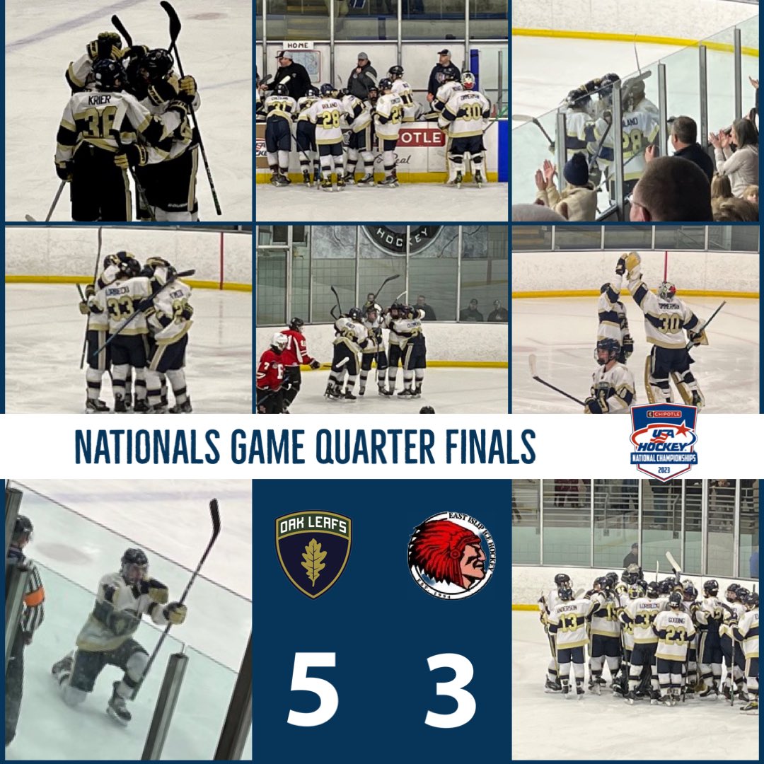DMOakLeafs's tweet photo. On 💙 to 💛 the 💚SEMIFINALS

Final W 5-3
🚨Clemmensen 🍎Tomecek
🚨Clemmensen 🍎Shepherd 🍏Michael
🚨Krier 🍎Tomecek 🍏Lorbiecki 
🚨Lorbiecki 🍎Tomecek 🍏Clemmensen
🚨Michael 🍎Shepherd 🍏Gooding
🥅 Zimmerman https://t.co/7WzrlsXpRf