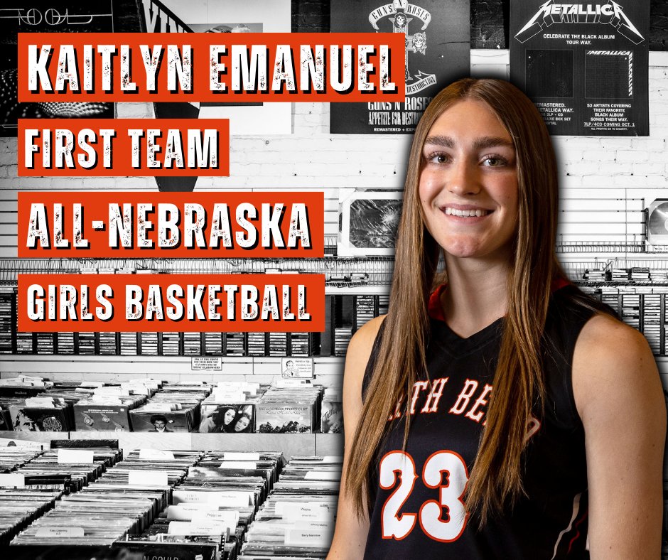 Congrats to <a href="/NBCTigersBball/">NBC Girls Basketball</a>’s Kaitlyn Emanuel (<a href="/KaitlynEmanuel/">Kaitlyn Emanuel</a>) for being selected to the 2023 All-Nebraska basketball team!

Meet the team: omaha.com/sports/high-sc… #nebpreps