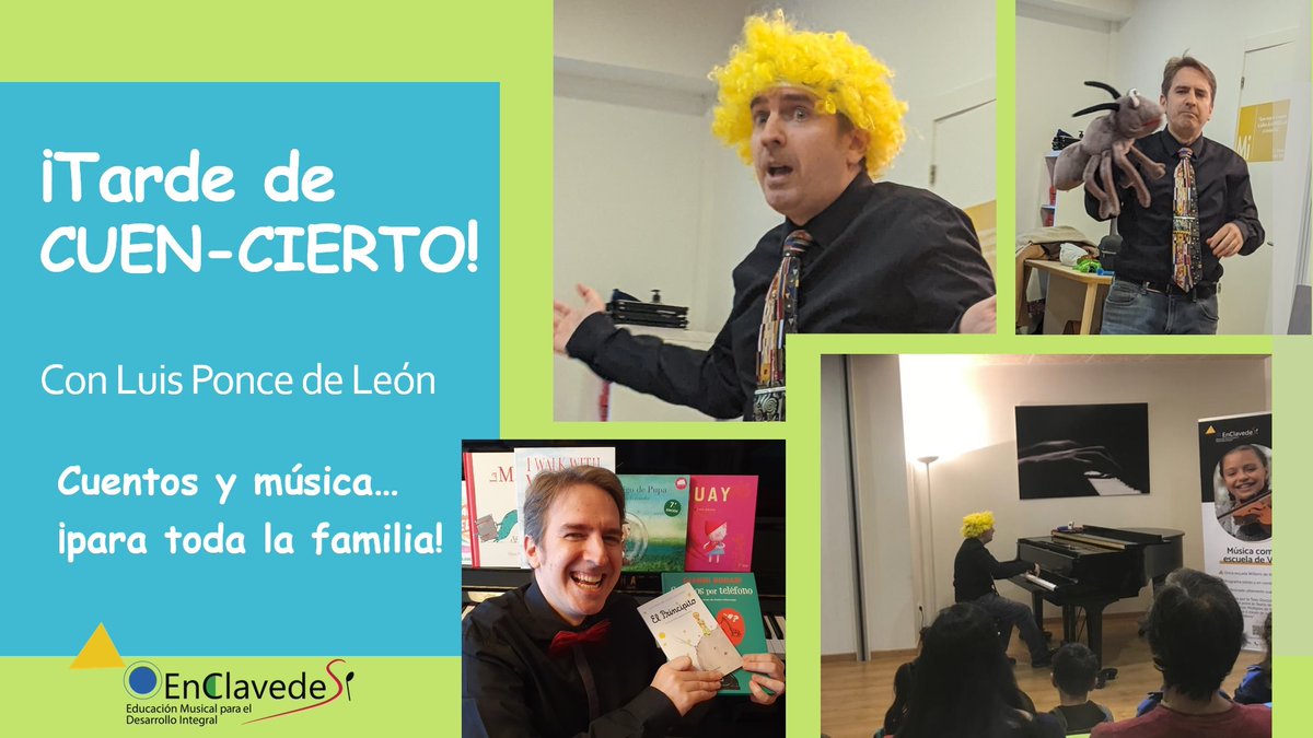 LuisIntl's tweet photo. Gracias a @Enclavedesi por darme la oportunidad de ofrecer un "cuen-cierto" de piano benéfico a favor @FundAladina. ¡Ojalá repitamos pronto! https://t.co/4opkFc0y0L