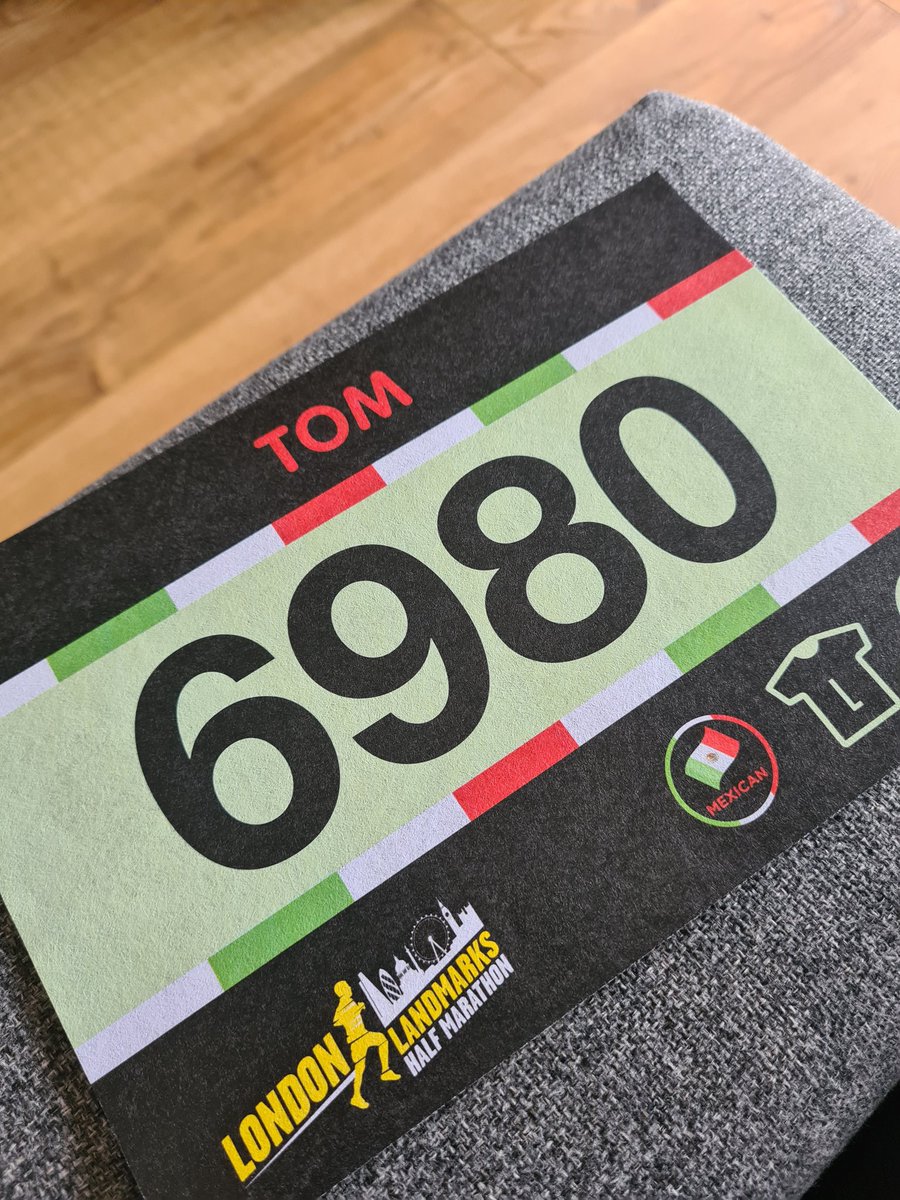 Last 'longish' treadmill run to work out some pacing for next week's <a href="/LLHalf/">London Landmarks Half Marathon</a> It's been hard going after knee surgery in January but looking forward to the race.

Raising money for <a href="/PebblesProject/">Pebbles Project</a> as part of <a href="/MountbattenSch/">The Mountbatten School</a> team. 

justgiving.com/fundraising/LL…