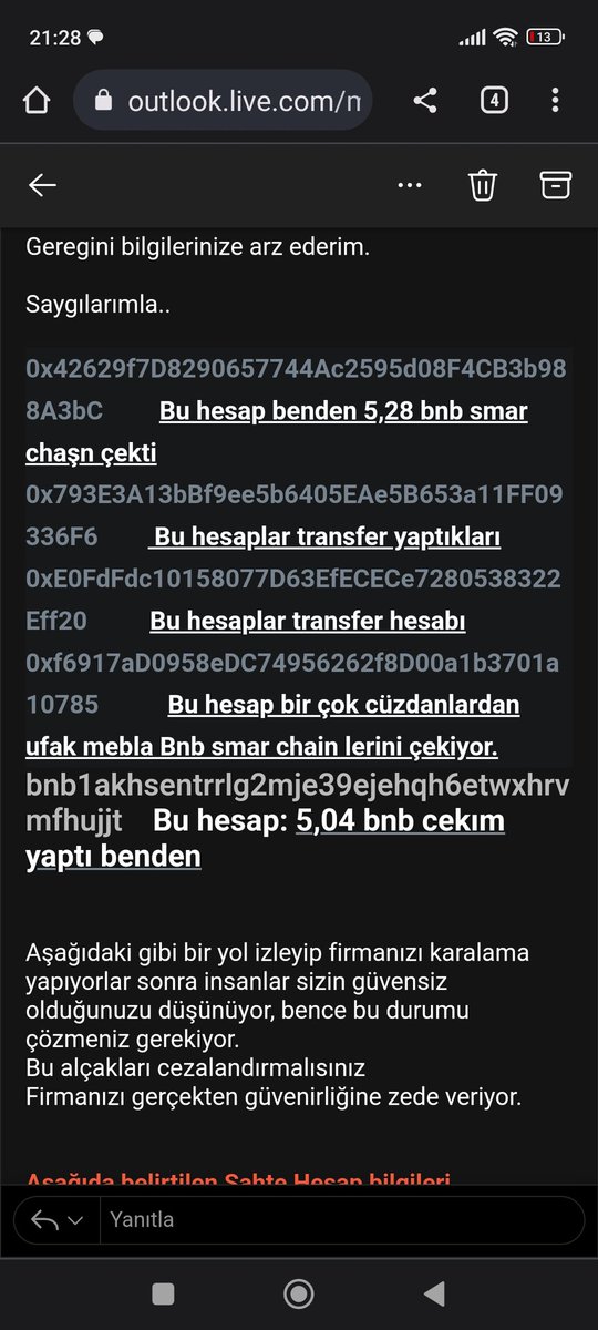 ArasYigit873867's tweet photo. #Trustwallet #truatCouldmining #trustmining #trust
Bunlarin hepsi hırsız sahtekar.cuzdanlarimiza bağlanıp paralarımız gasp ediyorlar.bunlara sakın güvenip yatırım yapmayın. https://t.co/RHkUvtBAVw
