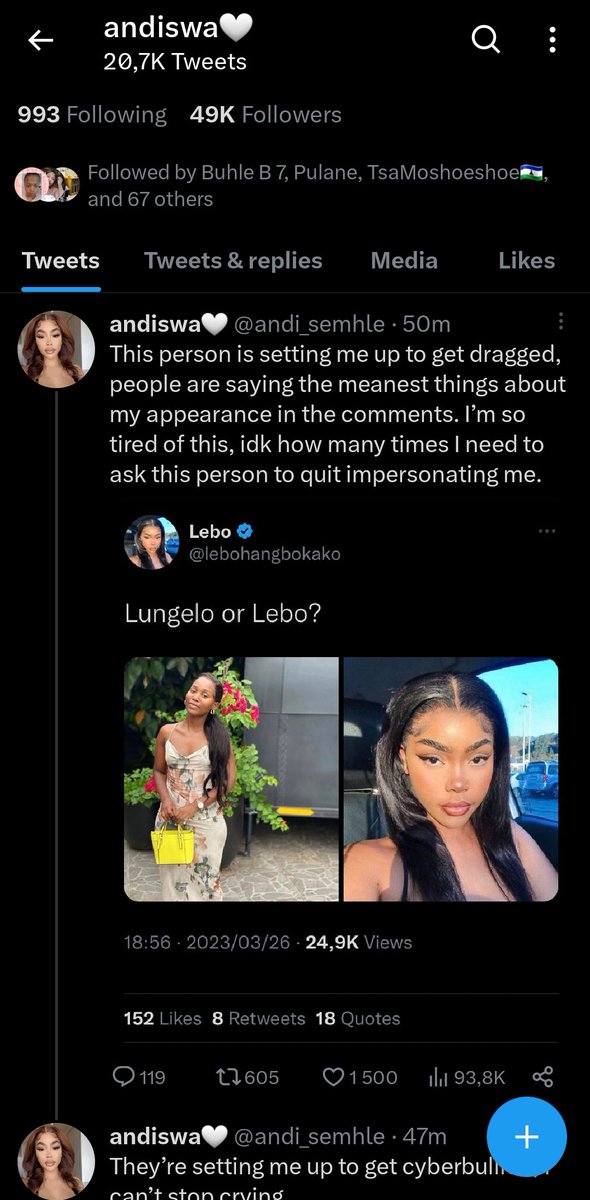 @lebohangbokako Catfish gone wrong!😭🤣🤣🤣