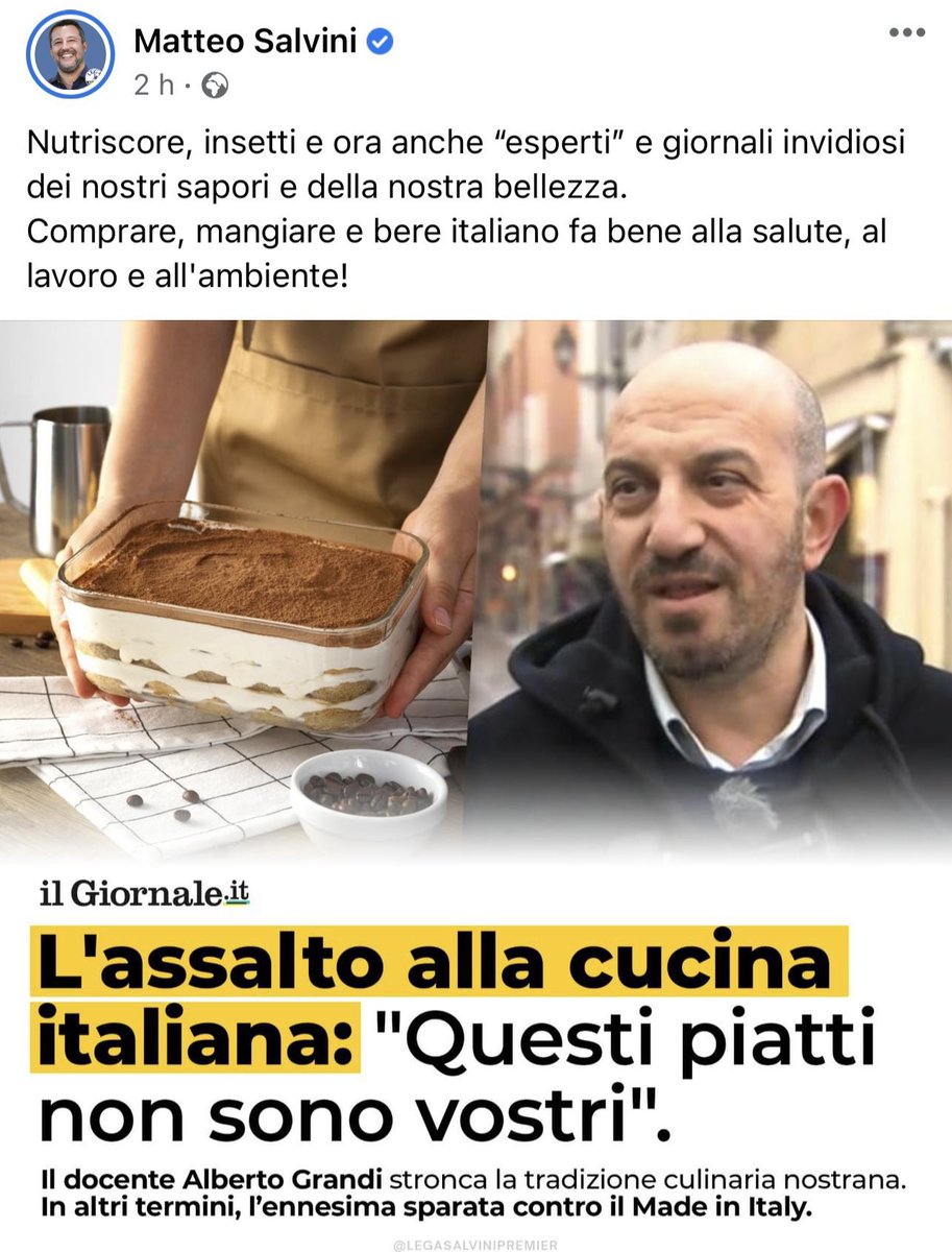 #AlbertoGrandi sta facendo un lavoro straordinario, che dimostra che la qualità dei nostri prodotti non viene dalla tradizione ma piuttosto dall’incontro con altre culture e dalla capacità di innovare. Se la Bestia reagisce il suo lavoro è efficace!👏🏼👏🏼➡️ open.spotify.com/show/4HAxuHe75…