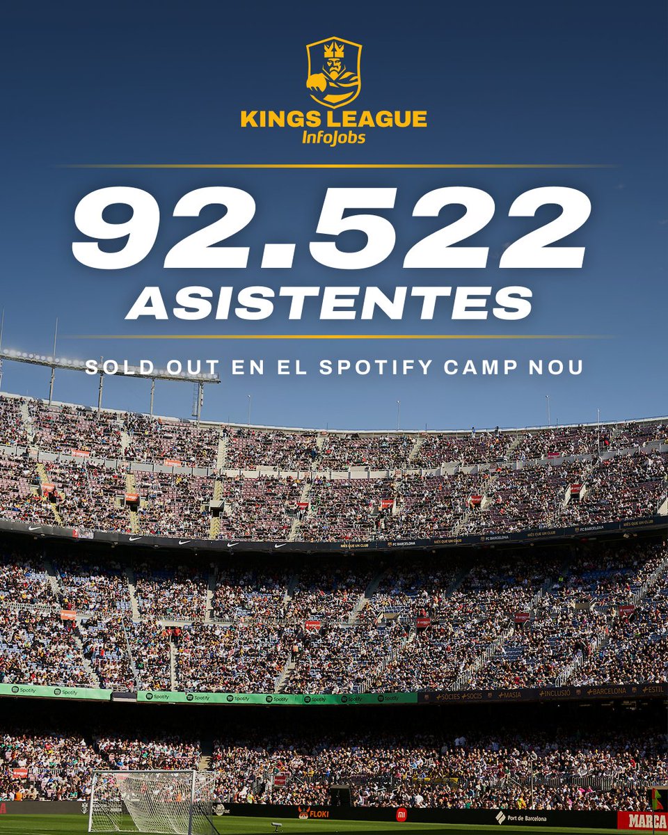 KingsLeague's tweet photo. Sois increíbles 🫶

#KingsLeagueF4 #InfoJobs https://t.co/MzdOX1lYf7