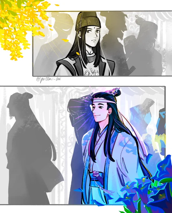 "The only colour in a world in black and white."
#xiyao #mdzs #魔道祖师 