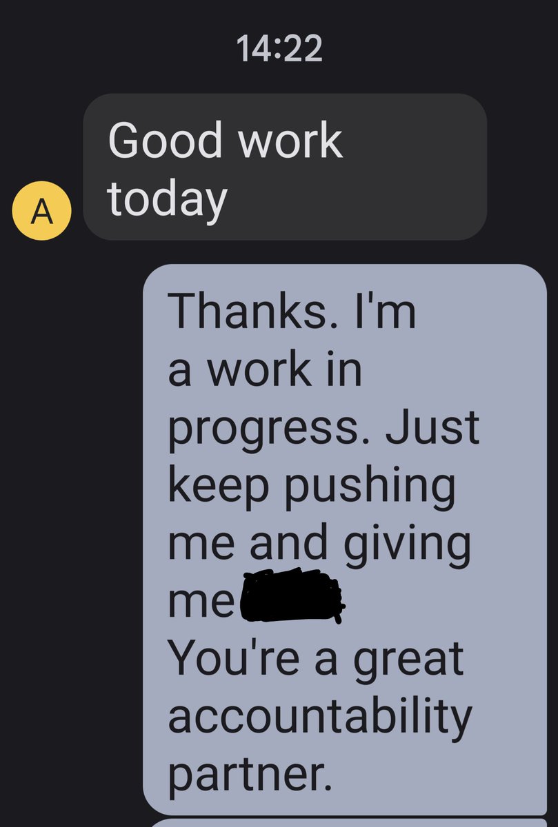 SgtChrisWall's tweet photo. I'm almost 45, out of shape, & enjoying getting my tail kicked by this guy @ work & the gym. His lessons learned the past few weeks & his motivation has led me to signing up for BJJ classes. Today after class, Ofc. Stephens sends me this text.
#training #HTPD #police #motivation https://t.co/q38Xtet0r6