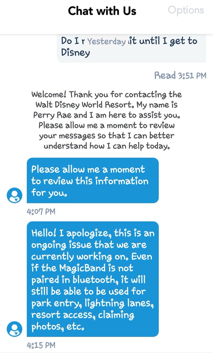 ThisBlondeTrade's tweet image. Lol @RobertIger when trying to link your #magicband+ so basically I paid extra for just a regular one 🤣😂 I have like 4 of those already lol how's it going to interact if it can't update or stay connected to #Bluetooth  #WDW $DIS #DisneyFail #DisneyWorld #Disney100 #whatawaste