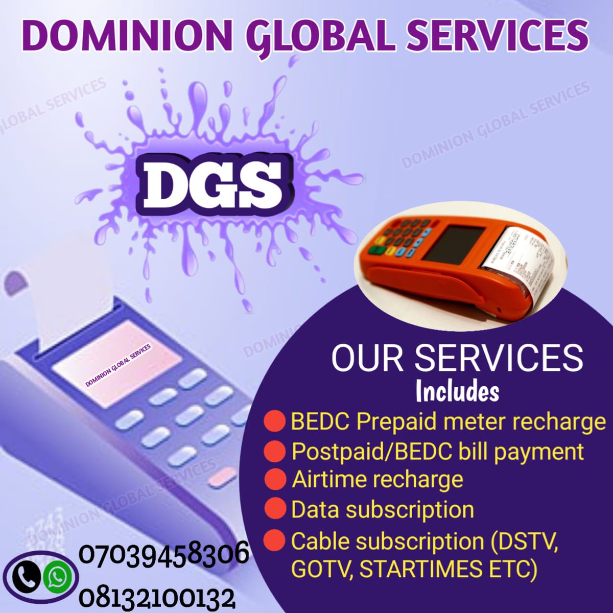 ItebuMcpaul's tweet image. We offer Prepaid and Postpaid Electricity bills payment as well as cable TV subscription. #BEDC