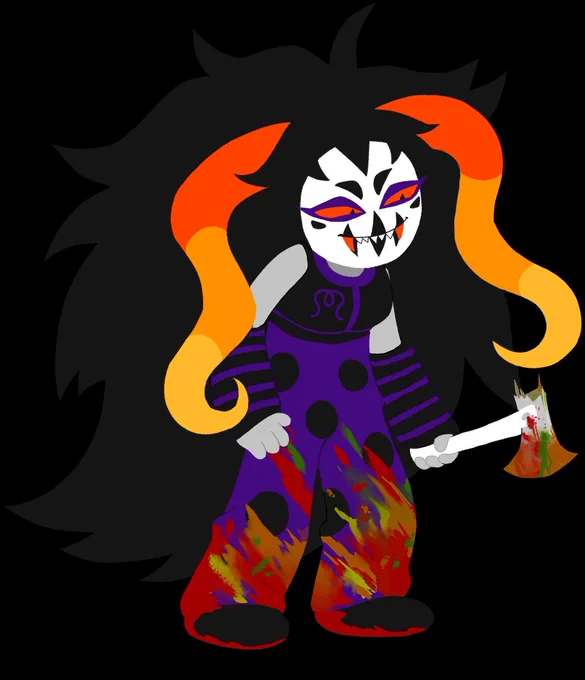 today's clown of the day is Chahut Maenad from Hiveswap Friendsim! 