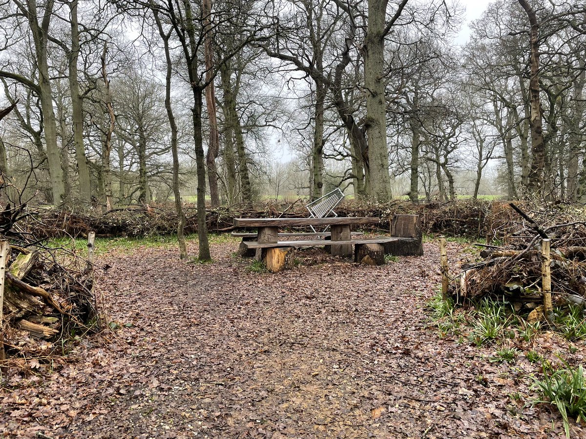 EdelMcGurk's tweet photo. A delight to #walk in the rain this morning with @educatinggeeta and the #Dadima family. So much more than a walk! Thanks for the great welcome to #Cassiobury Park and #Whippendell Wood. @ChilternsAONB @geologyclare @CampaignerKate https://t.co/EzxEOdsqpi