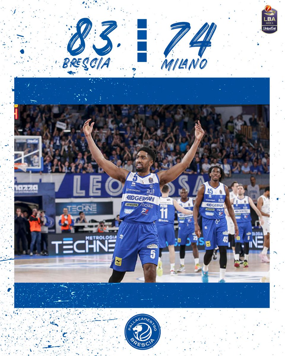 GermaniBrescia's tweet photo. UNA GERMANI MERAVIGLIOSA π€©π€©π€©
La squadra di coach Magro con una super prestazione sconfigge l'Olimpia Milano davanti ad un PalaLeonessa tutto esaurito
#DreamBig | #BREMIL | #Brescia | #TuttoUnAltroSport https://t.co/C8ONvfM23p