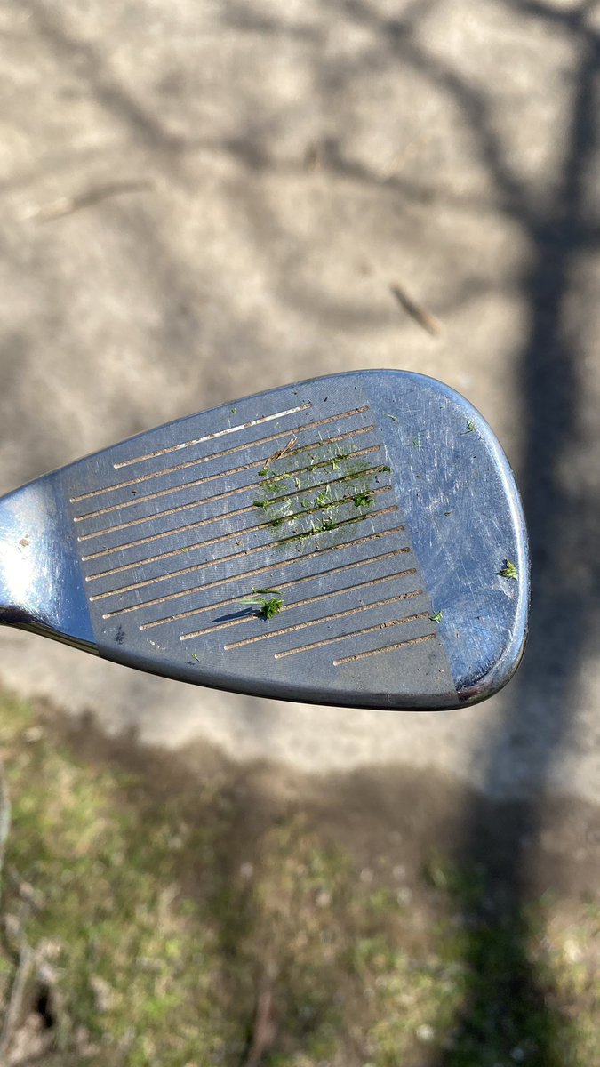 DiveBarDave69's tweet photo. The perfectly round little impact grass stain #justgolfthings https://t.co/wgVnBRv4Kv