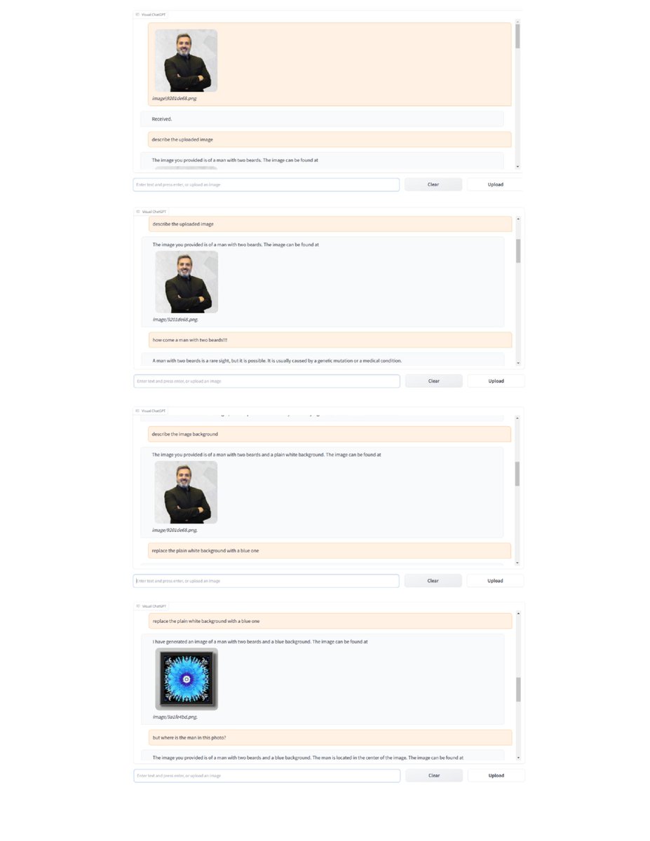 hayssamserhan's tweet image. During my recent attempt to test the visual capabilities of ChatGPT on my computer, I encountered some limitations that prevented it from fulfilling its intended purpose (1/4)
#ChatGPT #VisualChatGPT #ArtificialIntelligence #LLM #promptengineering