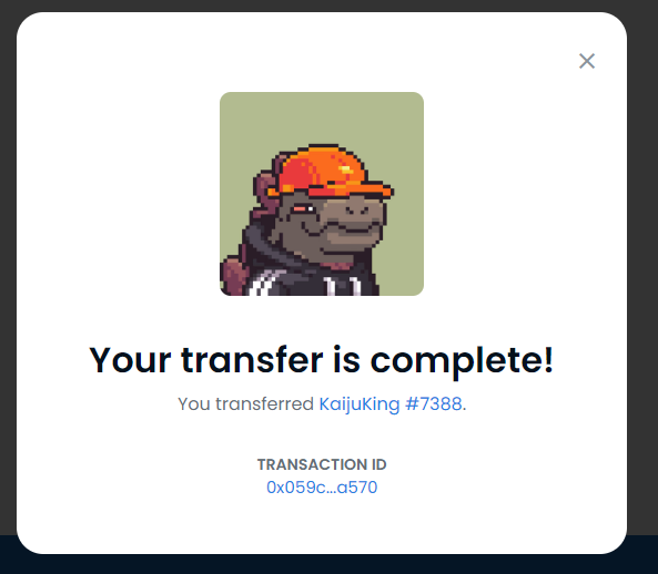 KaijuOrdinal's tweet photo. Congratulations on winning the giveaway @nixnadanein 

Thank you for your attention to our project, which is at the very beginning of its journey!
Next - more🚀

#Ordinals #OrdinalNFT #OrdinalKaiju https://t.co/w6MCmk73TA