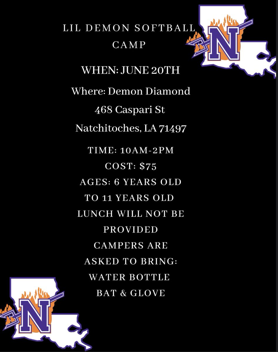 NSU Demons Softball tweet media