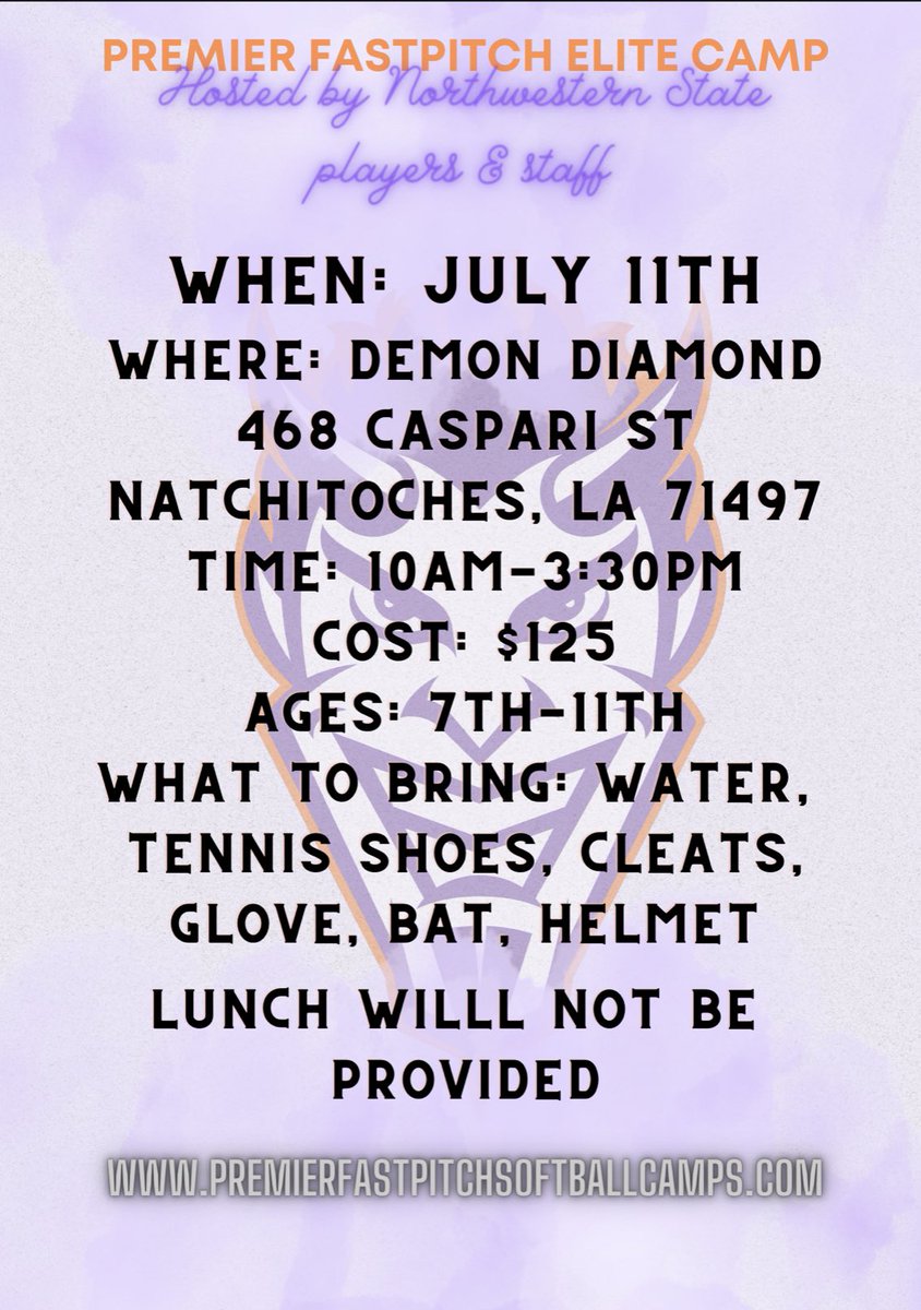 NSU Demons Softball tweet media