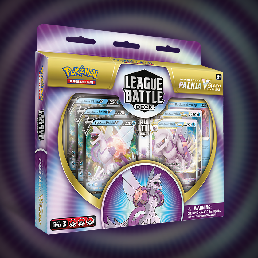 Pokémon TCG on X: Unleash the boundless strength of Palkia VSTAR with the  #PokemonTCG: Origin Forme Palkia VSTAR League Battle Deck. 🌌 🌌 This  tournament-ready deck includes 2 foil cards featuring Origin