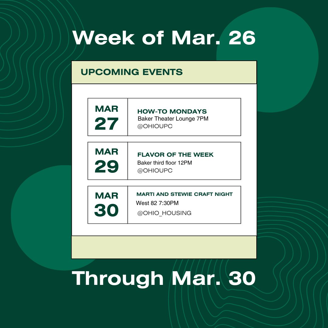Need something to do this week? We have you covered. Check out these events this week! Check back later this week for our mom's weekend events list.