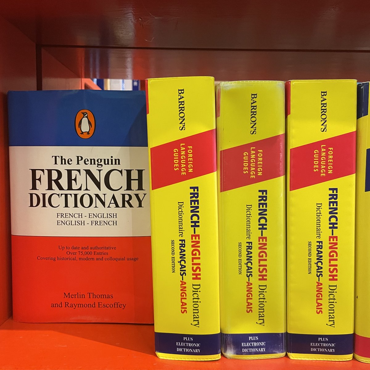 bookmans's tweet image. Studying a language? We can help with that. #secondlanguage #spanish #french #german #books #reference #dictionary #learn #knowledge #grow