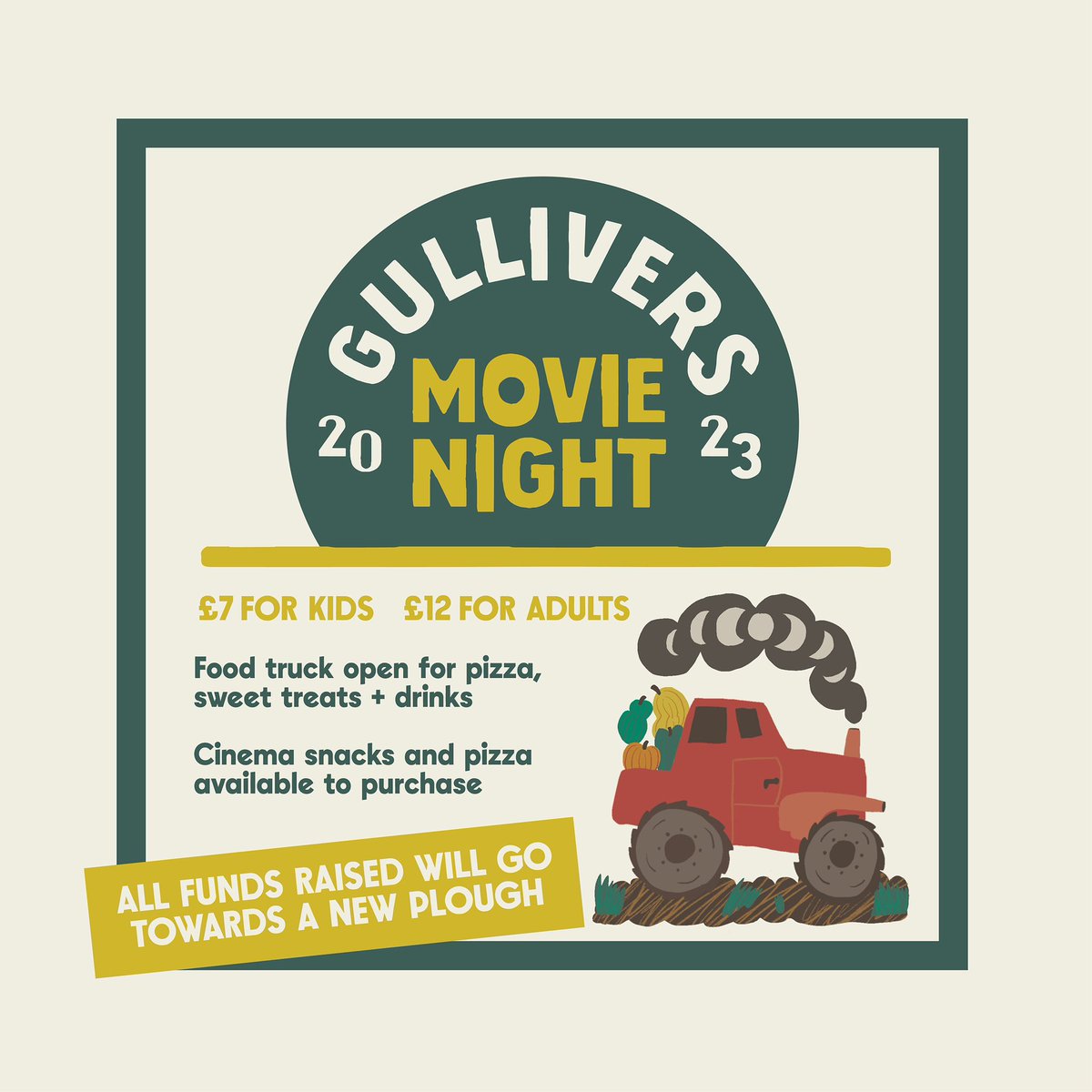 🍿 MOVIE NIGHT AT GULLIVERS 🍿 

⬇️